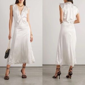 NEW NWT Isabel Marant Jordina Robe Women’s Size 40 US Sz 8 Silk Dress Elegant